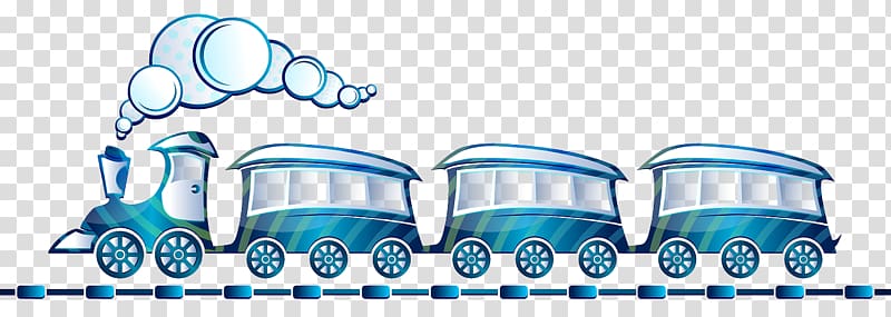 Rail transport Blue Train , train transparent background PNG clipart