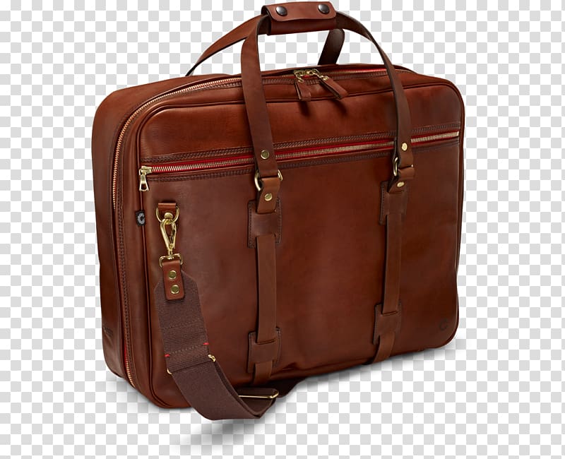 Briefcase Leather Flight bag Baggage, bag transparent background PNG clipart