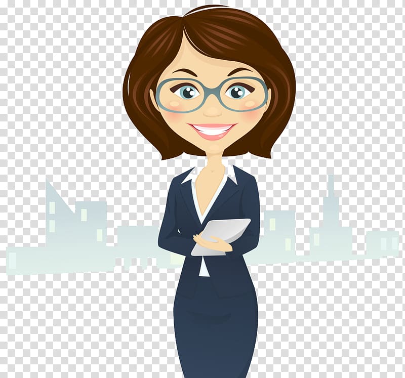 woman holding folder , Cartoon Drawing Female Illustration, Professional Women transparent background PNG clipart