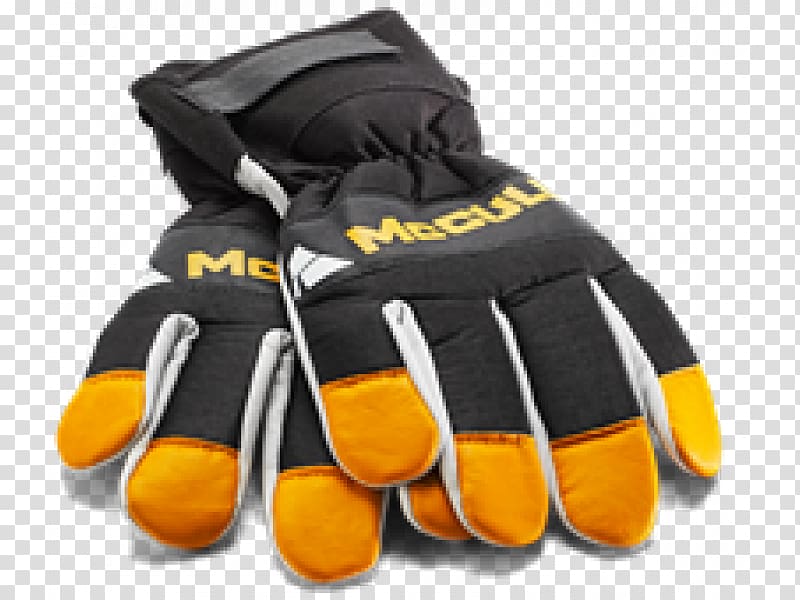 Glove Chainsaw Leather McCulloch Motors Corporation Clothing, chainsaw transparent background PNG clipart