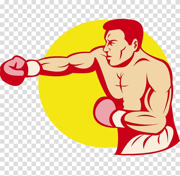 Boxing glove Jab , Boxing punches people transparent background PNG clipart