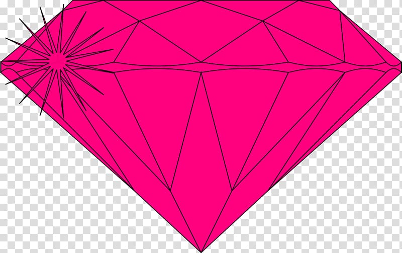 Pink diamond Drawing , Red Diamonds transparent background PNG clipart