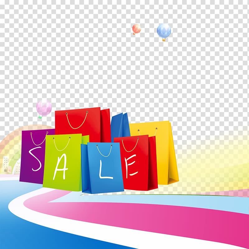Shopping bag , Creative shopping bags transparent background PNG clipart