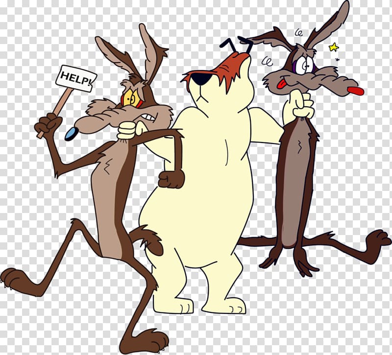 Ralph Wolf and Sam Sheepdog Sheep, Dog \'n\' Wolf Sylvester Wile E. Coyote and the Road Runner Looney Tunes, Wile E Coyote transparent background PNG clipart
