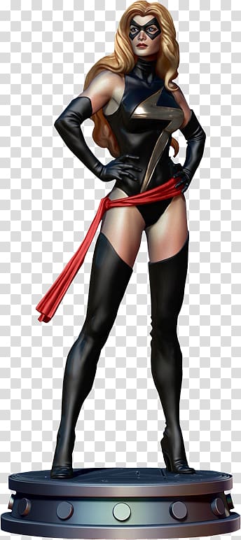 Carol Danvers Spider-Woman Marvel Comics Statue, spider woman transparent background PNG clipart