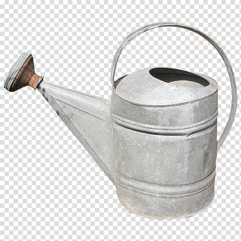 Watering Cans Galvanization Gardening Metal, antique transparent background PNG clipart