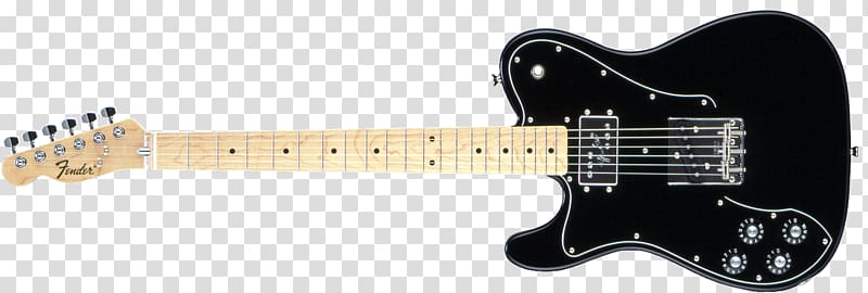 Electric guitar Fender Telecaster Custom Fender Telecaster Deluxe Fender Telecaster Thinline, 70s transparent background PNG clipart