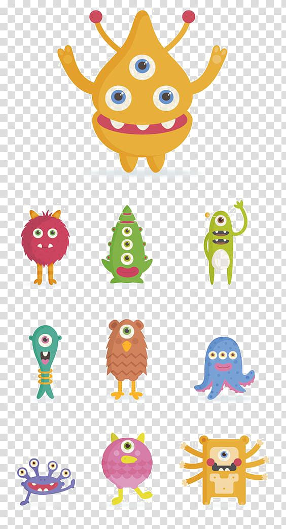 Monster Inc. characters, Cartoon Monster , cartoon monster transparent background PNG clipart