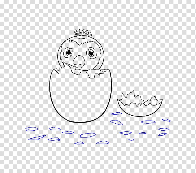 Coloring book Drawing Hatchimals, egg shell halves transparent background PNG clipart