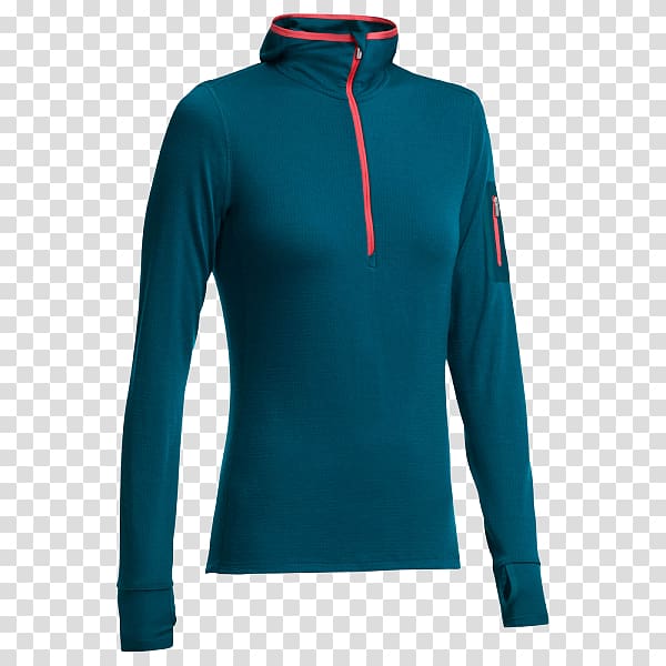 T-shirt Decathlon Group Clothing Running Sleeve, half zip hood transparent background PNG clipart