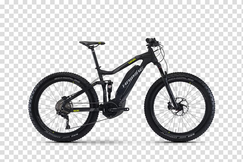 Electric bicycle Haibike Fatbike Motorcycle, Bicycle transparent background PNG clipart