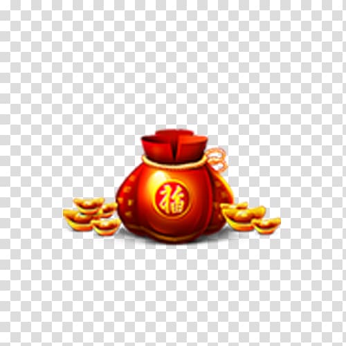 Bag Chinese New Year Mace Icon, purse transparent background PNG clipart
