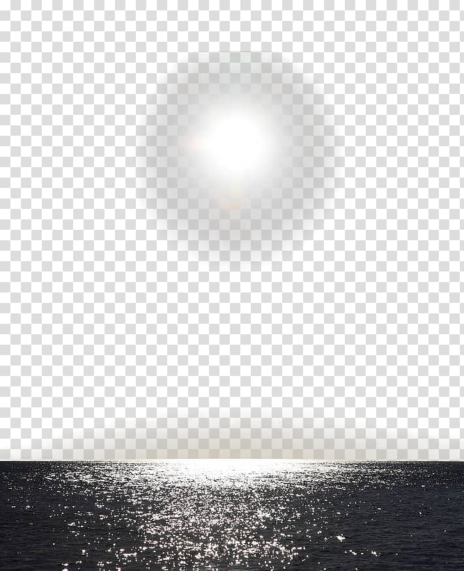 the sun under the water transparent background PNG clipart