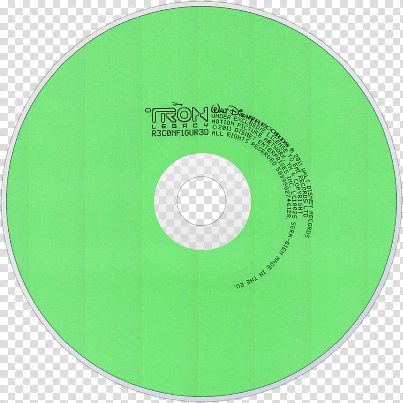 Compact disc Tron: Legacy Reconfigured Daft Punk, Tron Legacy transparent background PNG clipart