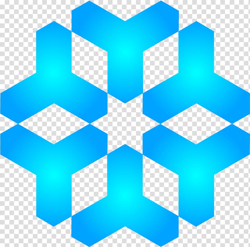 Stailamedia AG Logo illustration, Creative blue snowflake transparent background PNG clipart