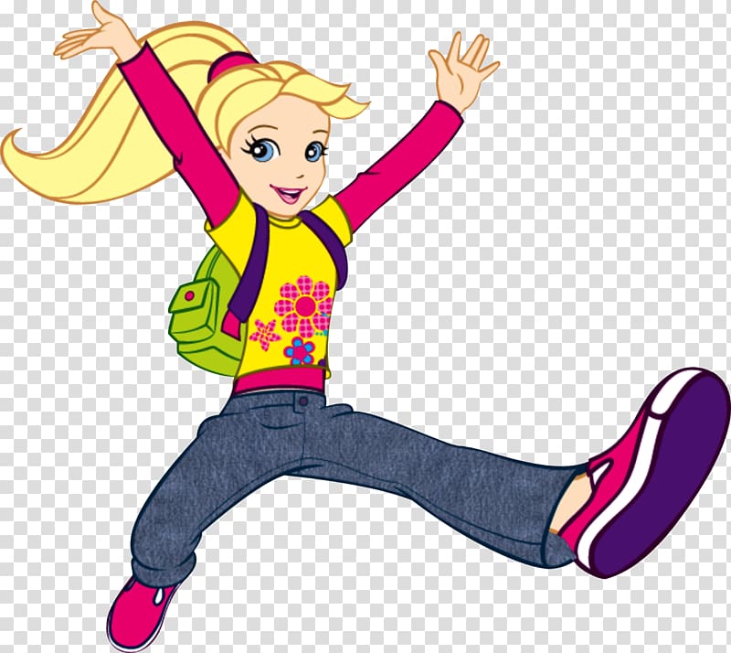 Polly Pocket Game Party Doll, pocket transparent background PNG clipart