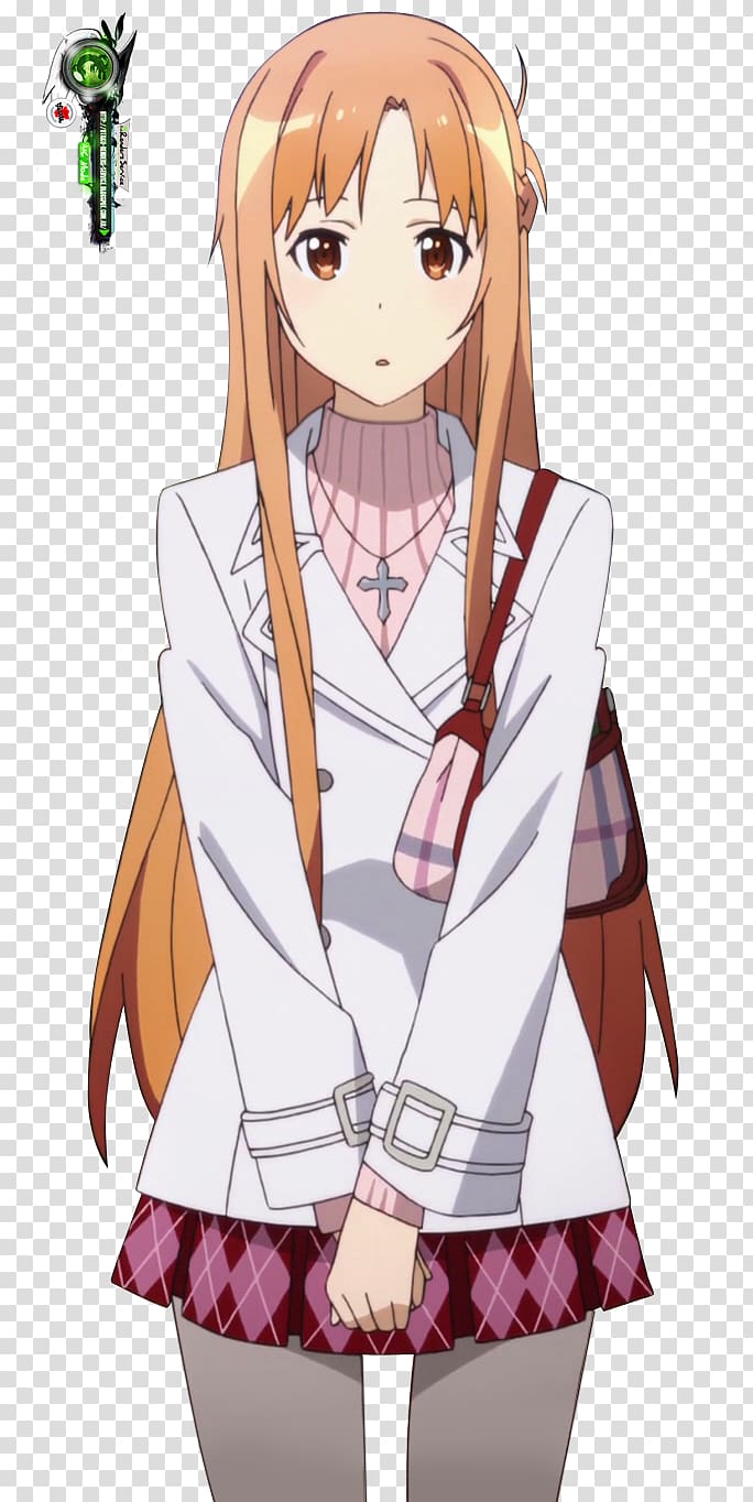 Asuna Anime Leafa Sinon Kirito, asuna transparent background PNG clipart