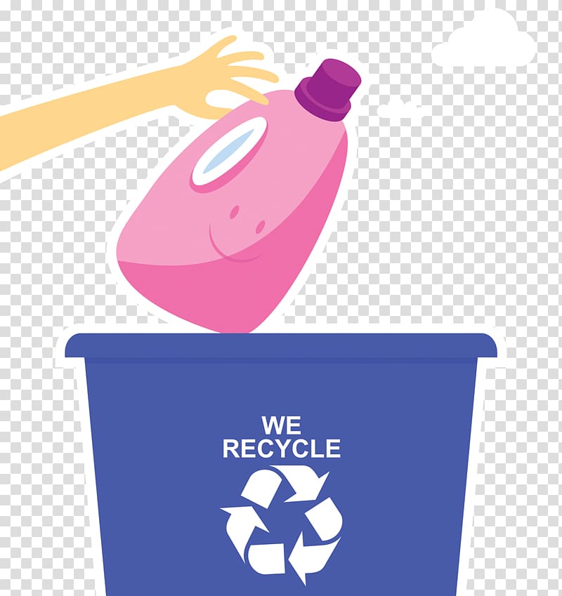 Recycling bin Paper Plastic recycling Plastic bag, Plastic bottle recycling logo transparent background PNG clipart