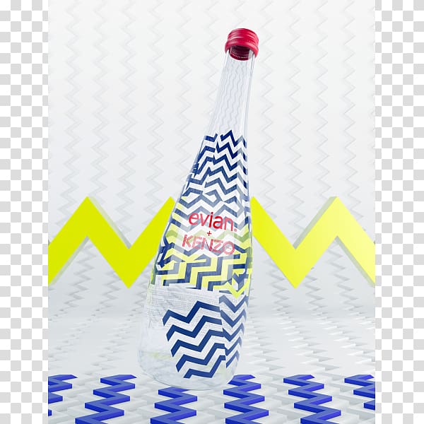 Evian Bottle Kenzo Mineral water Fashion, bottle transparent background PNG clipart
