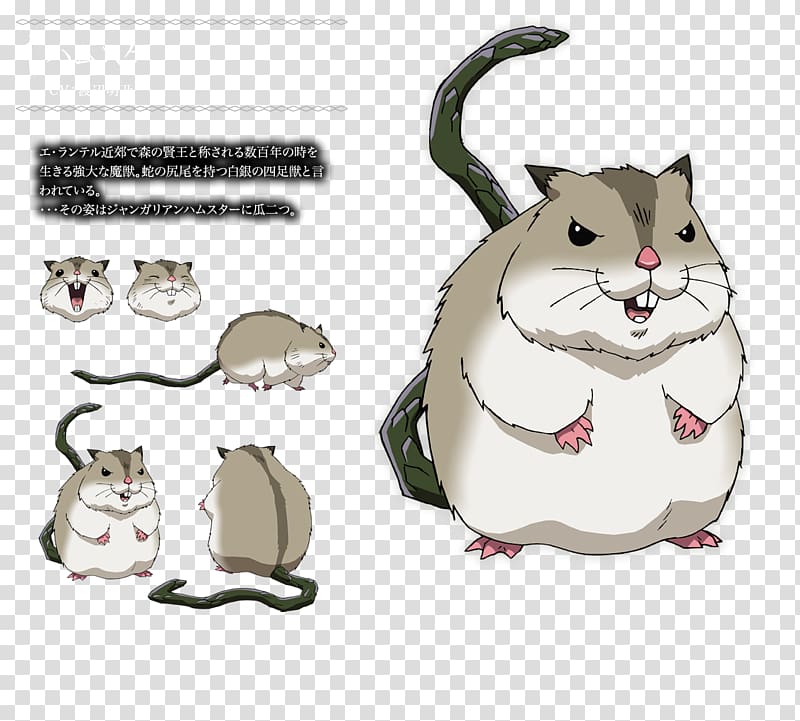 Overlord Desktop Anime Fan art, hamster transparent background PNG clipart