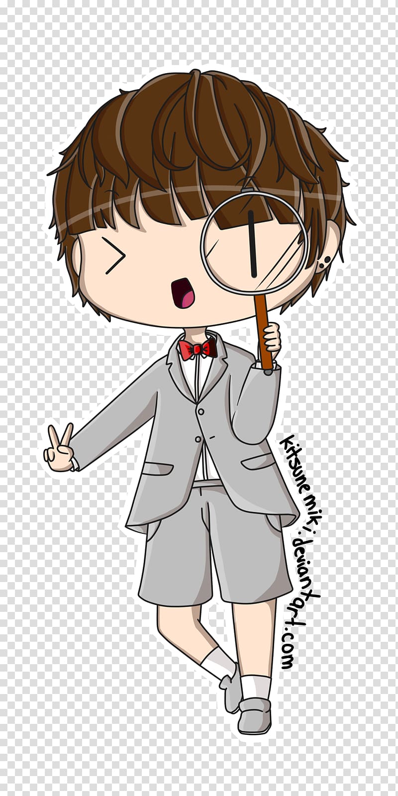 Dope Chibi BTS Mangaka Drawing, Chibi transparent background PNG clipart