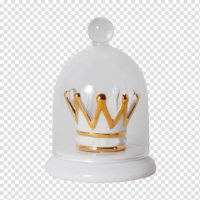 Porcelain Tableware Jar Gold Cloche, crown jewels transparent background PNG clipart