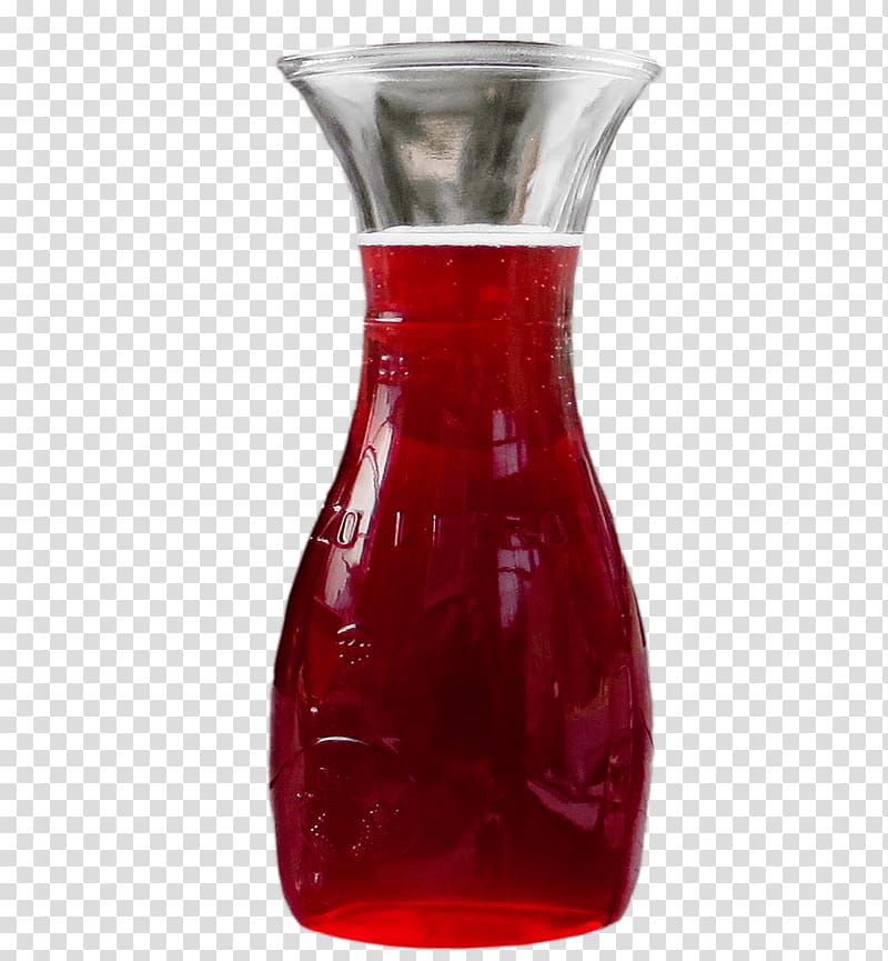 clear glass pitcher, Red Wine Carafe transparent background PNG clipart