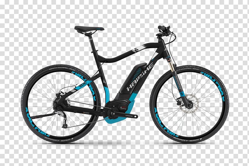 Electric bicycle Haibike Hybrid bicycle Cyclo-cross, Bicycle transparent background PNG clipart