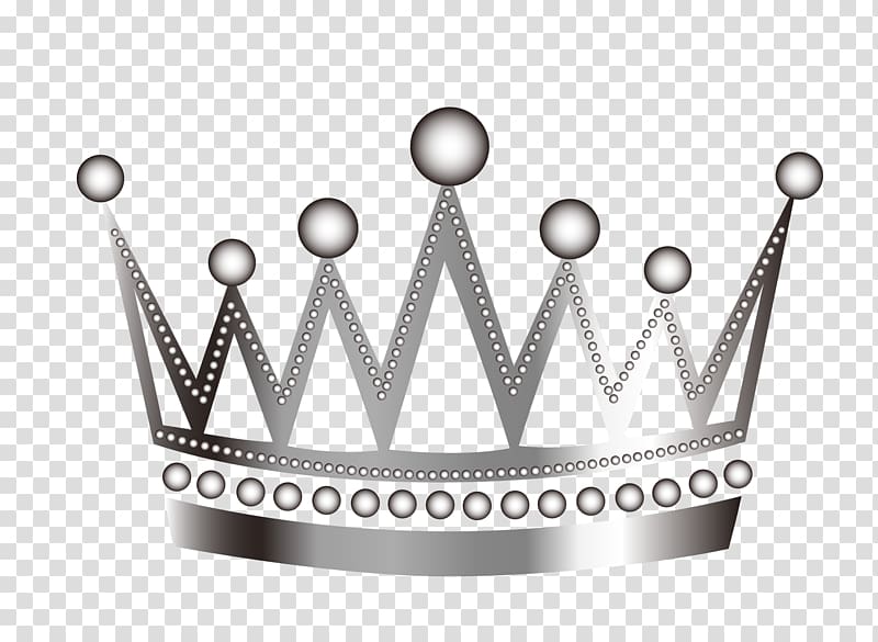 silver crown , silver crown material transparent background PNG clipart
