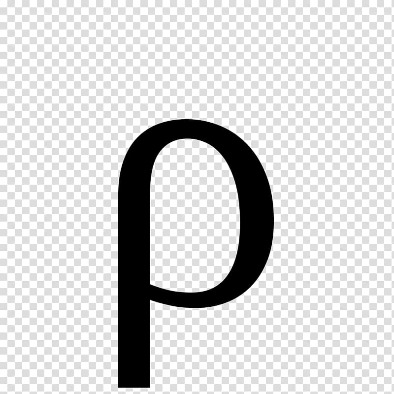 Rho Greek alphabet Letter case, letter P transparent background PNG clipart