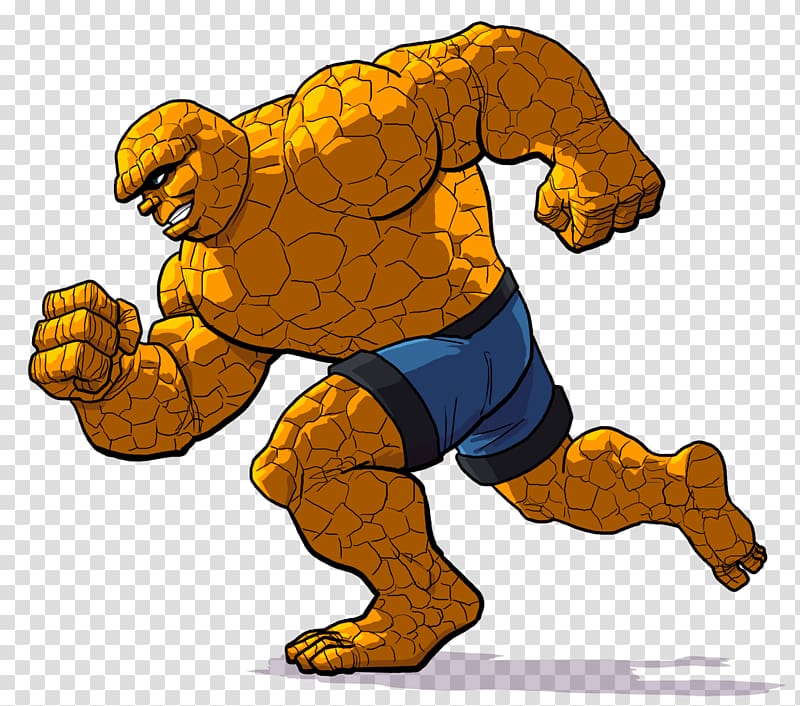 Thing Human Torch Doctor Doom, Thing transparent background PNG clipart