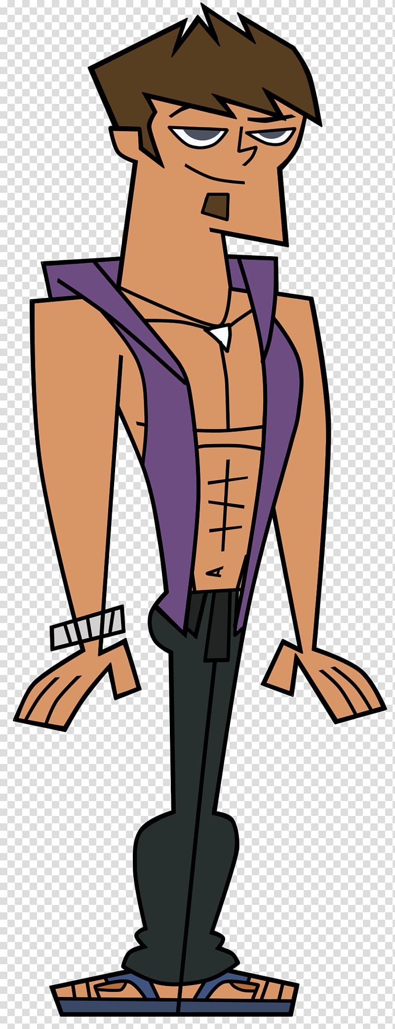 Total Drama Island Character Cartoon Network, flirty transparent background PNG clipart