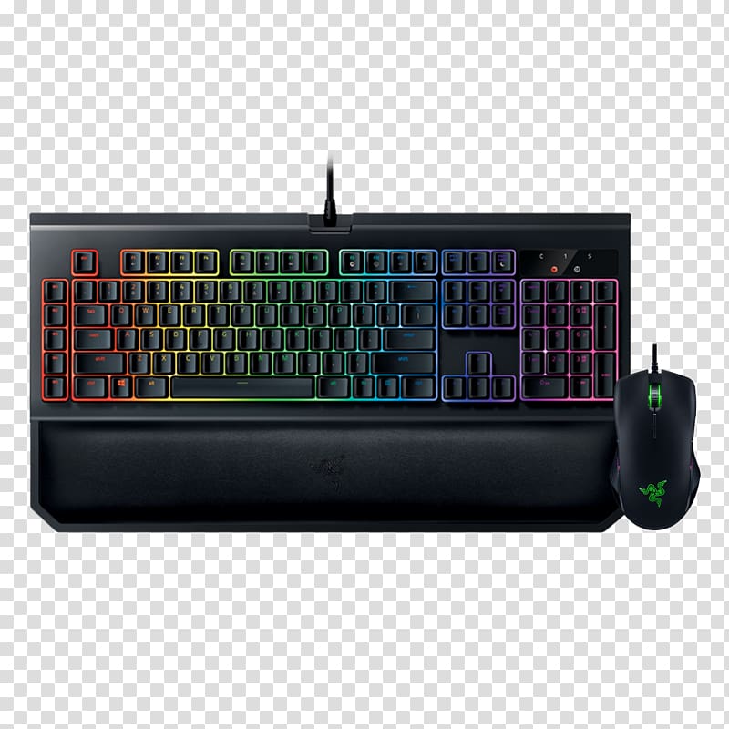 Computer keyboard Computer mouse Razer BlackWidow Chroma V2 Razer Inc. Gaming keypad, supermarket promotion transparent background PNG clipart