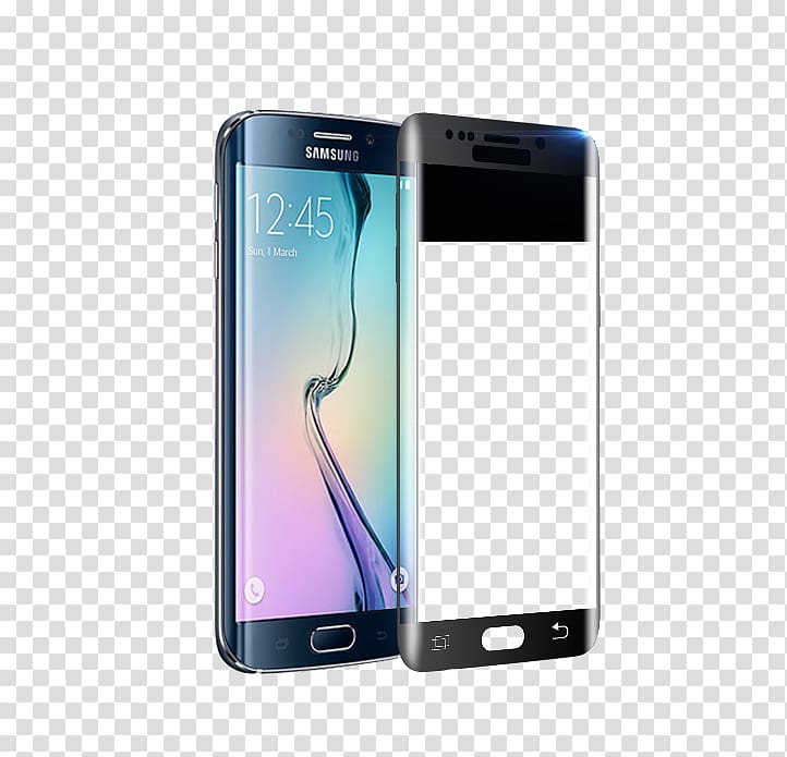 Samsung Galaxy S4 Samsung Galaxy S5 Samsung Galaxy S6 Edge Smartphone, Samsung mobile phone model steel membrane,material transparent background PNG clipart