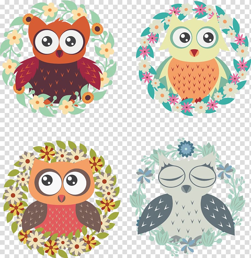 Owl Euclidean , Creative Owl transparent background PNG clipart
