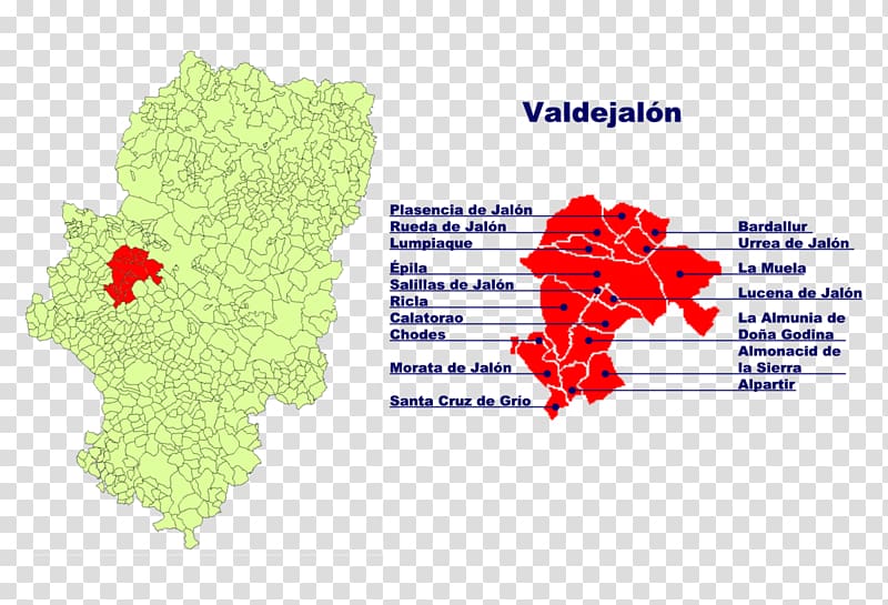 Province of Zaragoza Tarazona Ribera Alta del Ebro Campo de Borja Aranda, map transparent background PNG clipart