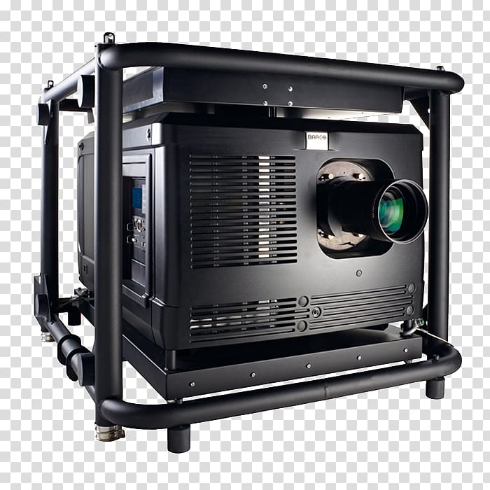 Barco Multimedia Projectors Digital Light Processing 4K resolution, Projector transparent background PNG clipart