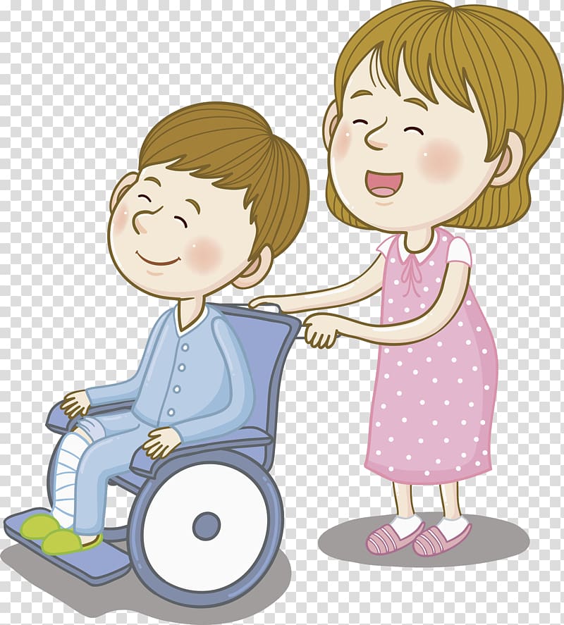 Wheelchair Injury Paralysis Lesion, A child who takes care of his leg injuries transparent background PNG clipart