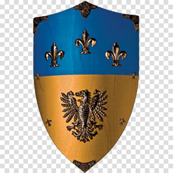 Shield Knight Coat of arms Holy Roman Empire Joyeuse, Medieval shield transparent background PNG clipart