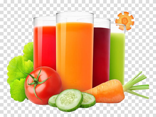 variety of vegetable and fruit juices, Orange juice Smoothie Milkshake Vegetable juice, vegetable juice transparent background PNG clipart