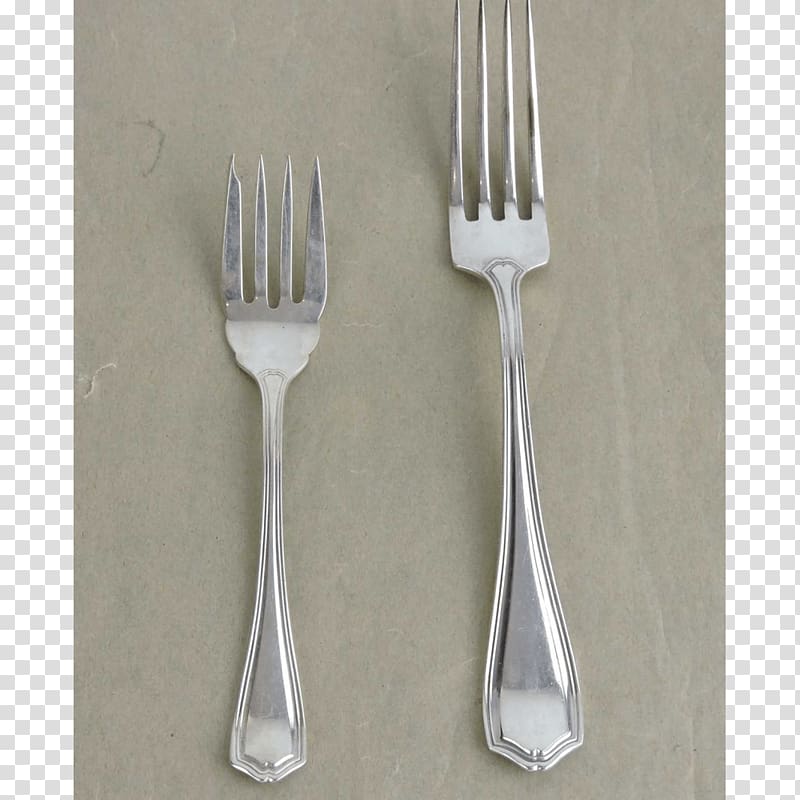 Fork Sterling silver Cutlery Household silver Spoon, fork transparent background PNG clipart