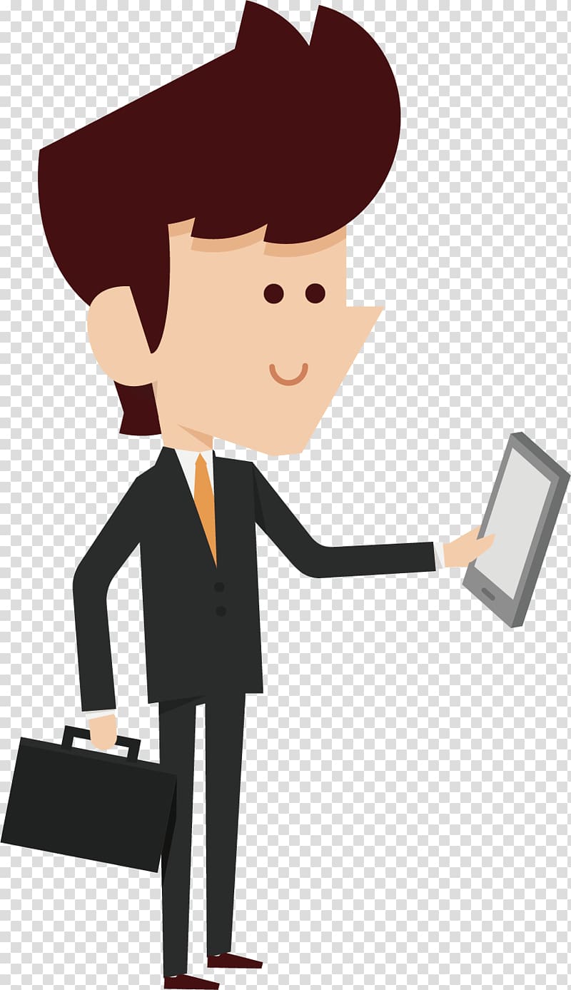 Cartoon, Cartoon business people material transparent background PNG clipart