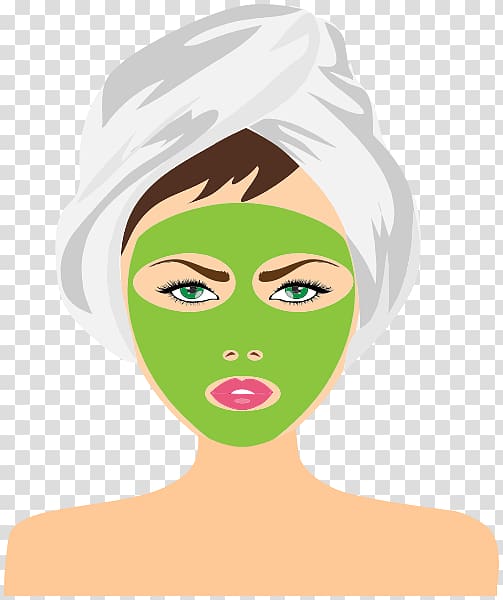 Skin care Face Mask Exfoliation, beauty transparent background PNG clipart
