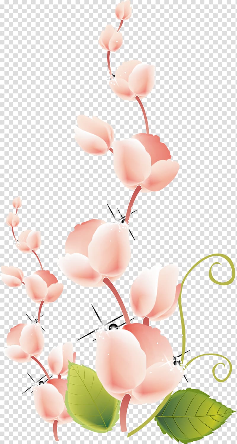 Drawing , red flower transparent background PNG clipart