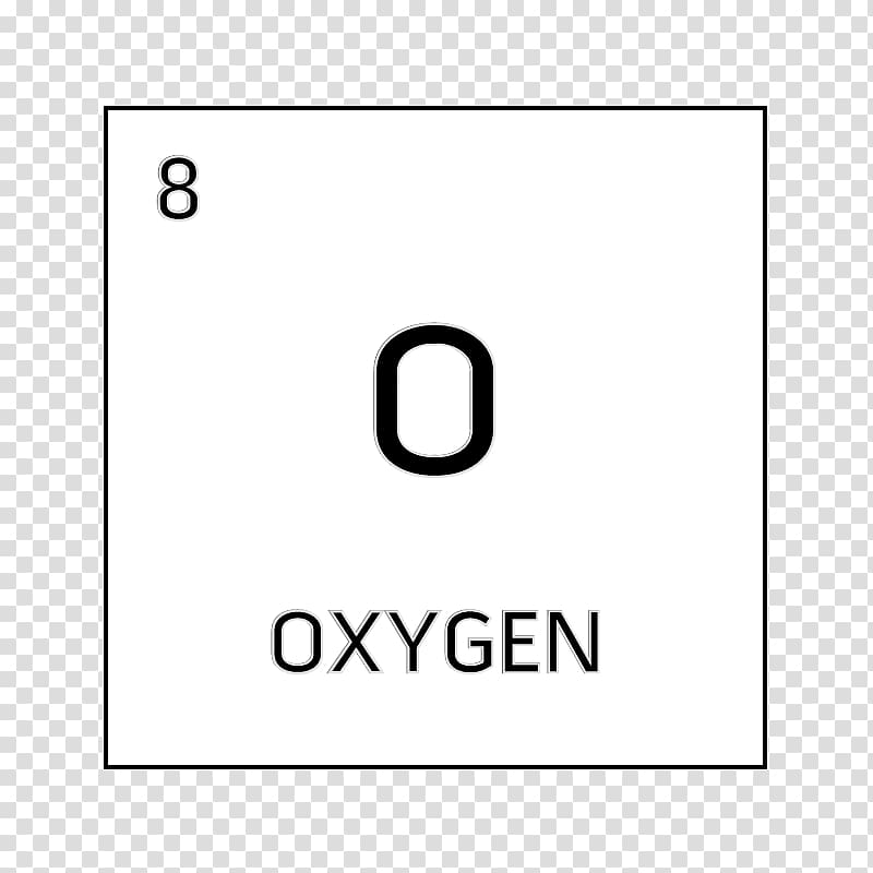 Periodic table Oxygen Symbol Chemical element Chemistry, symbol transparent background PNG clipart