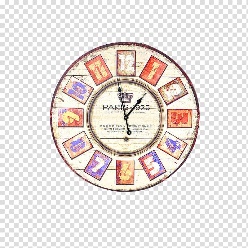 Clock Wall Living room House, American clocks wall clock transparent background PNG clipart