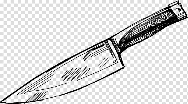 Throwing knife Kitchen knife Drawing, Sketch Kitchen transparent background PNG clipart