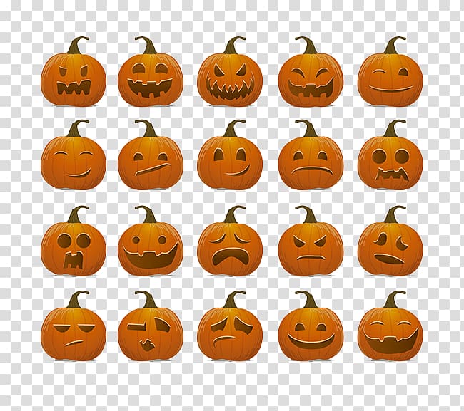 halloween pumpkin creative expression transparent background PNG clipart