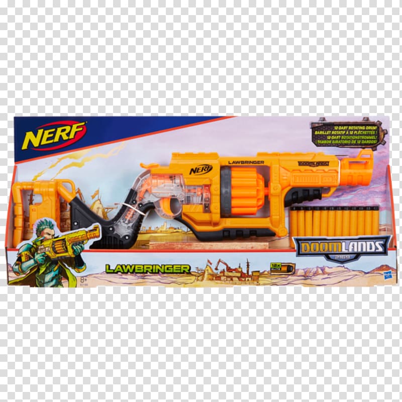 Toy Nerf N-Strike Elite Nerf Blaster, toy transparent background PNG clipart