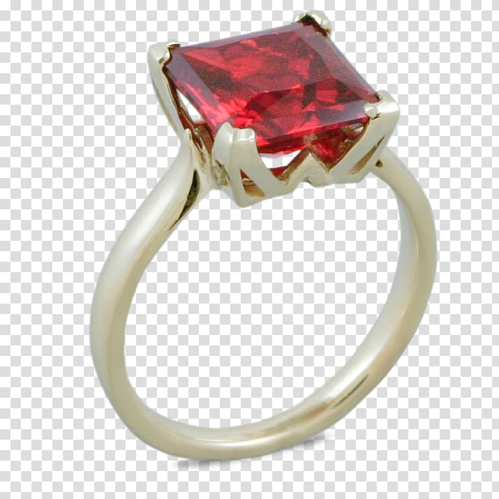 Ruby Ring Gemstone Jewellery Colored gold, ruby transparent background PNG clipart